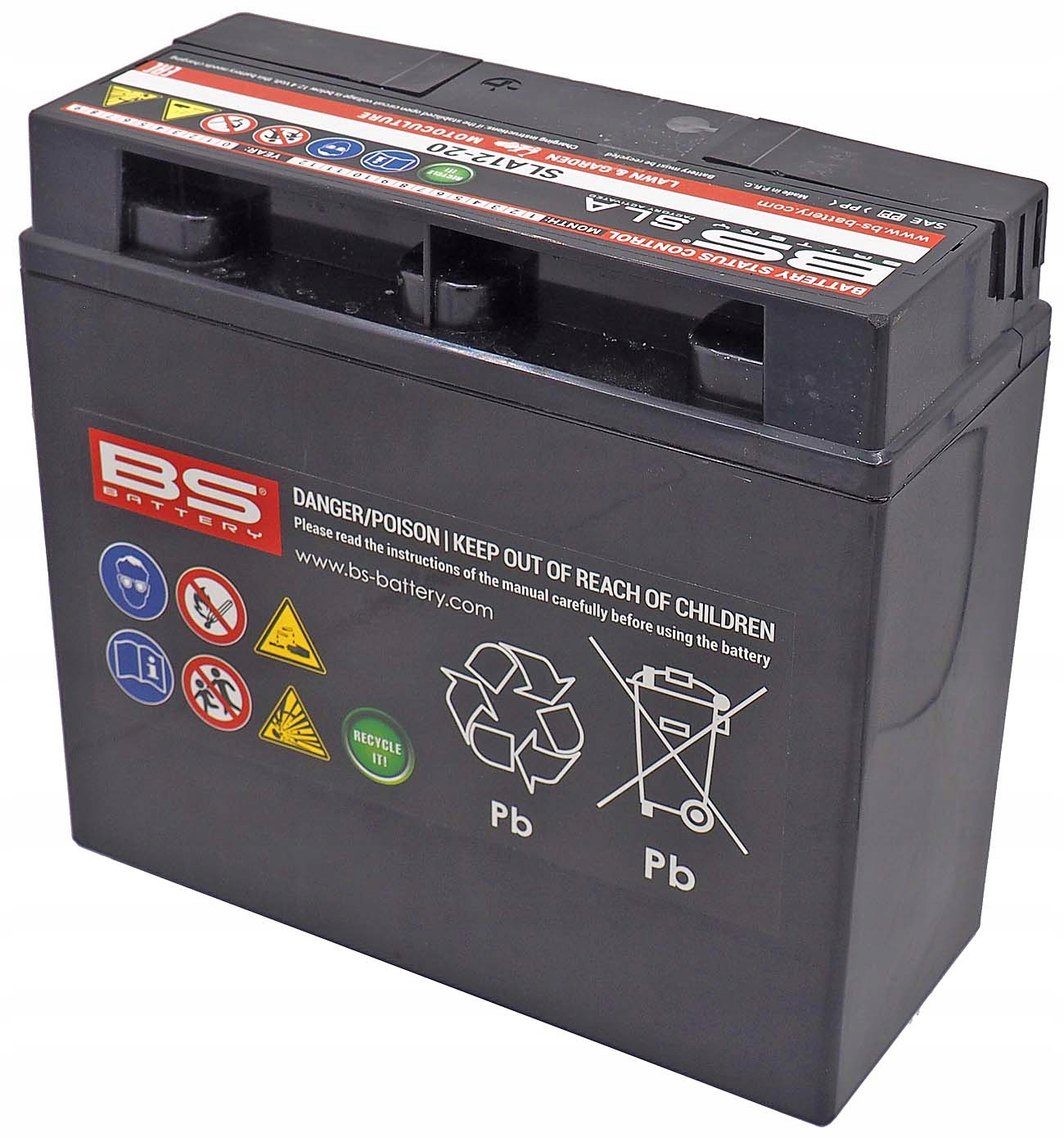 AKUMULATOR ŻELOWY AGM DO KOSIARKI TRAKTORKA PRAWY PLUS 12V 20Ah ORYGINAŁ BS Typ akumulator