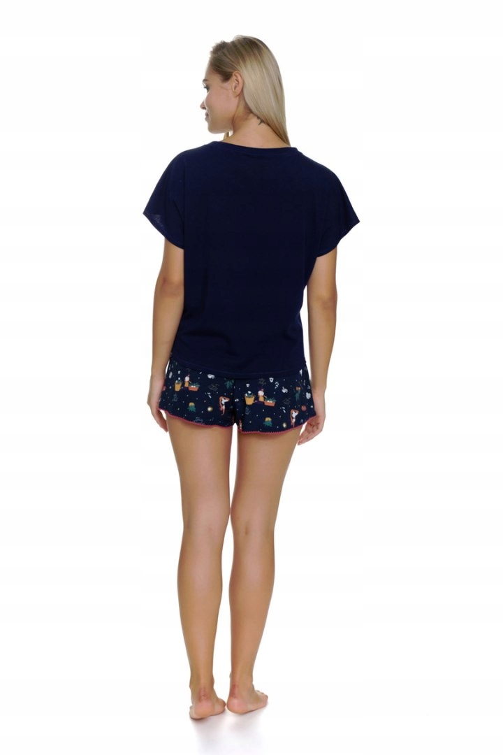 DOCTOR NAP PIŻAMA DAMSKA PM.5306 DR NAP - NAVY_BLUE, S Kolor niebieski