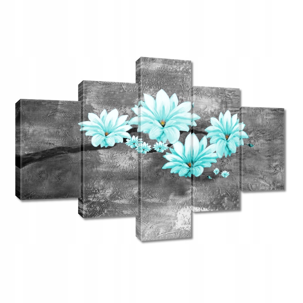 

Obrazy 100x70 Turkusowe magnolie