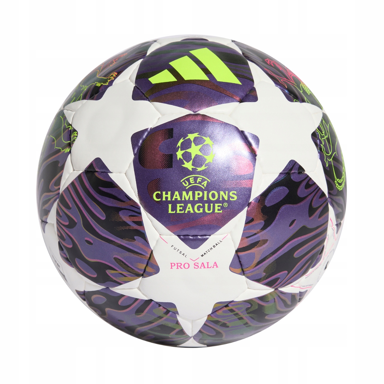 Piłka nożna adidas Liga Mistrzów Uefa Pro Sala 2026 Final JX9102 r.4
