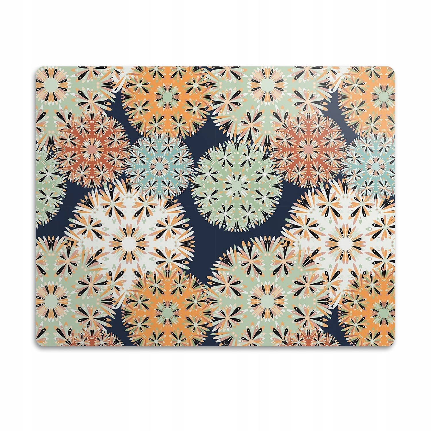 Levně Podložka pod misku pro kočky psa Barevná mandala 90x60