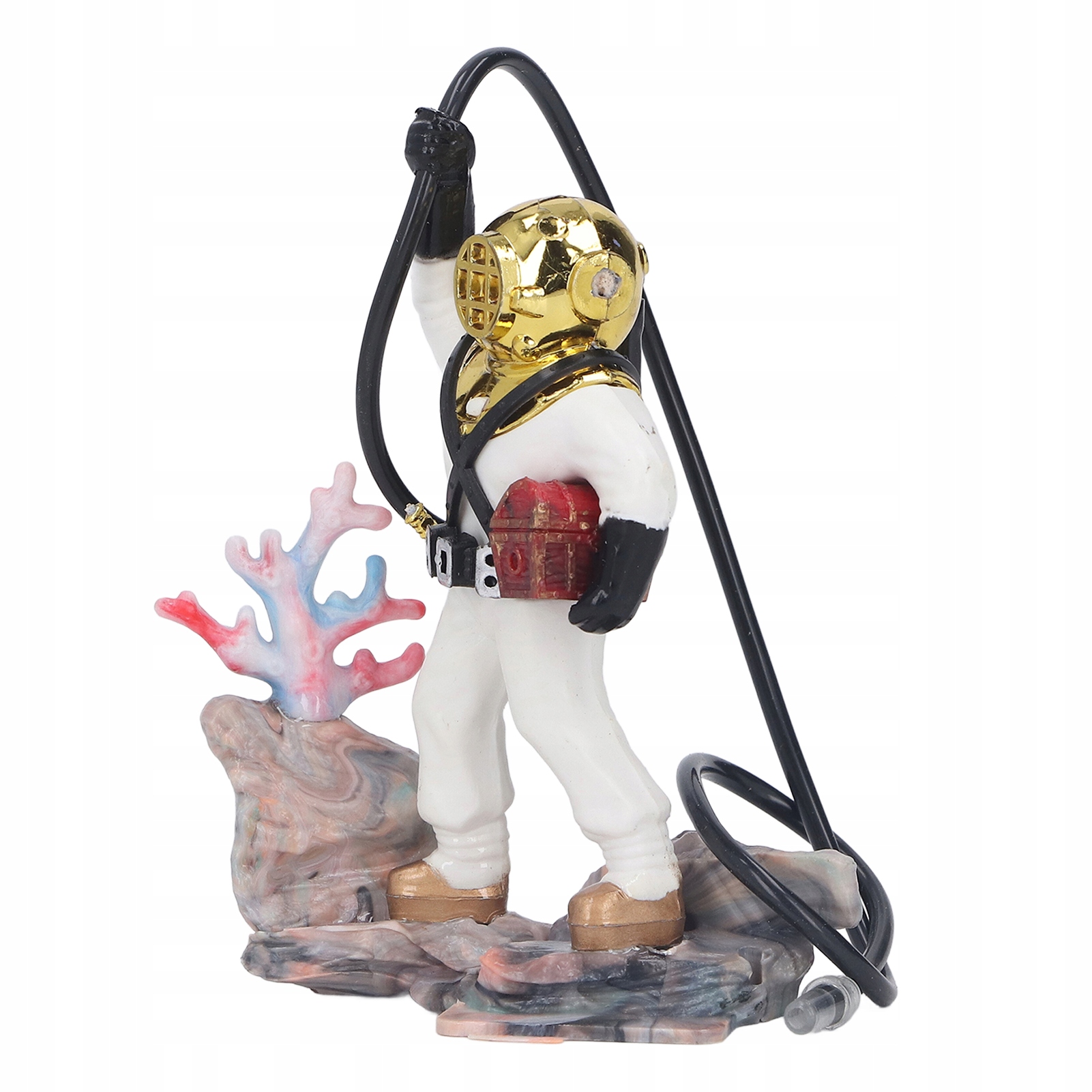 Diver Fish Tank Ornament Air Action Dekoracja akwarium