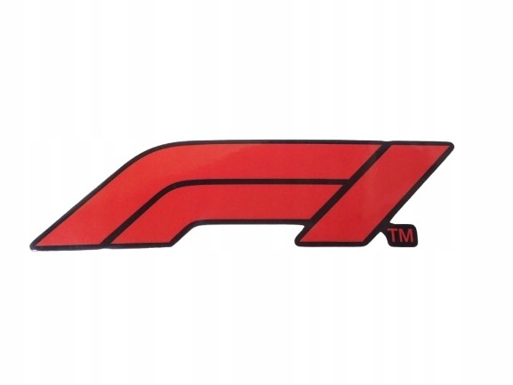 Naklejka Winylowa Motoryzacyjna F1 Formuła 1 Wyścigi Racing 12,7 x 3,5 cm
