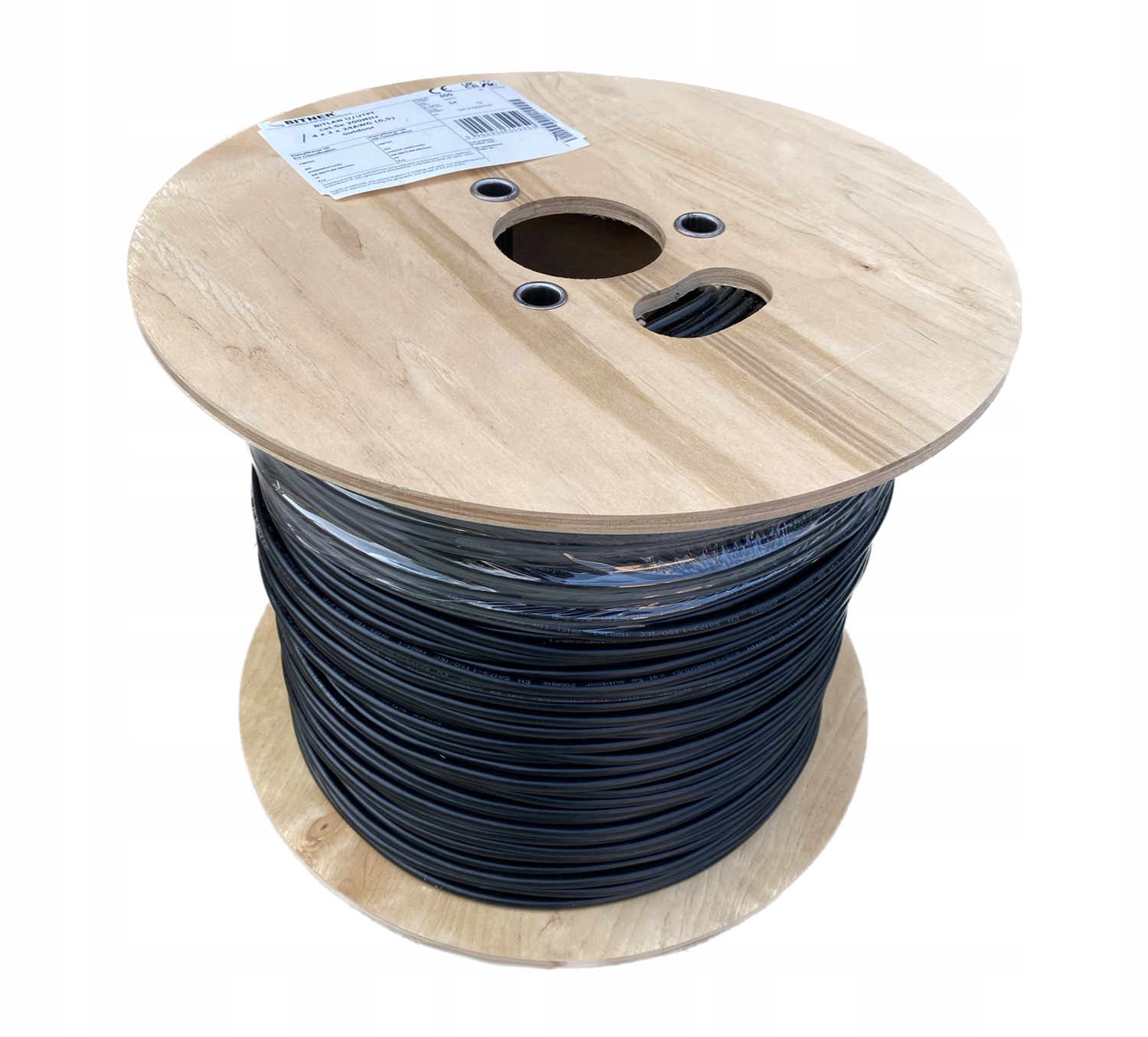 Kabel Utp Bitner kat.5e zewnętrzny, żelowany 500m