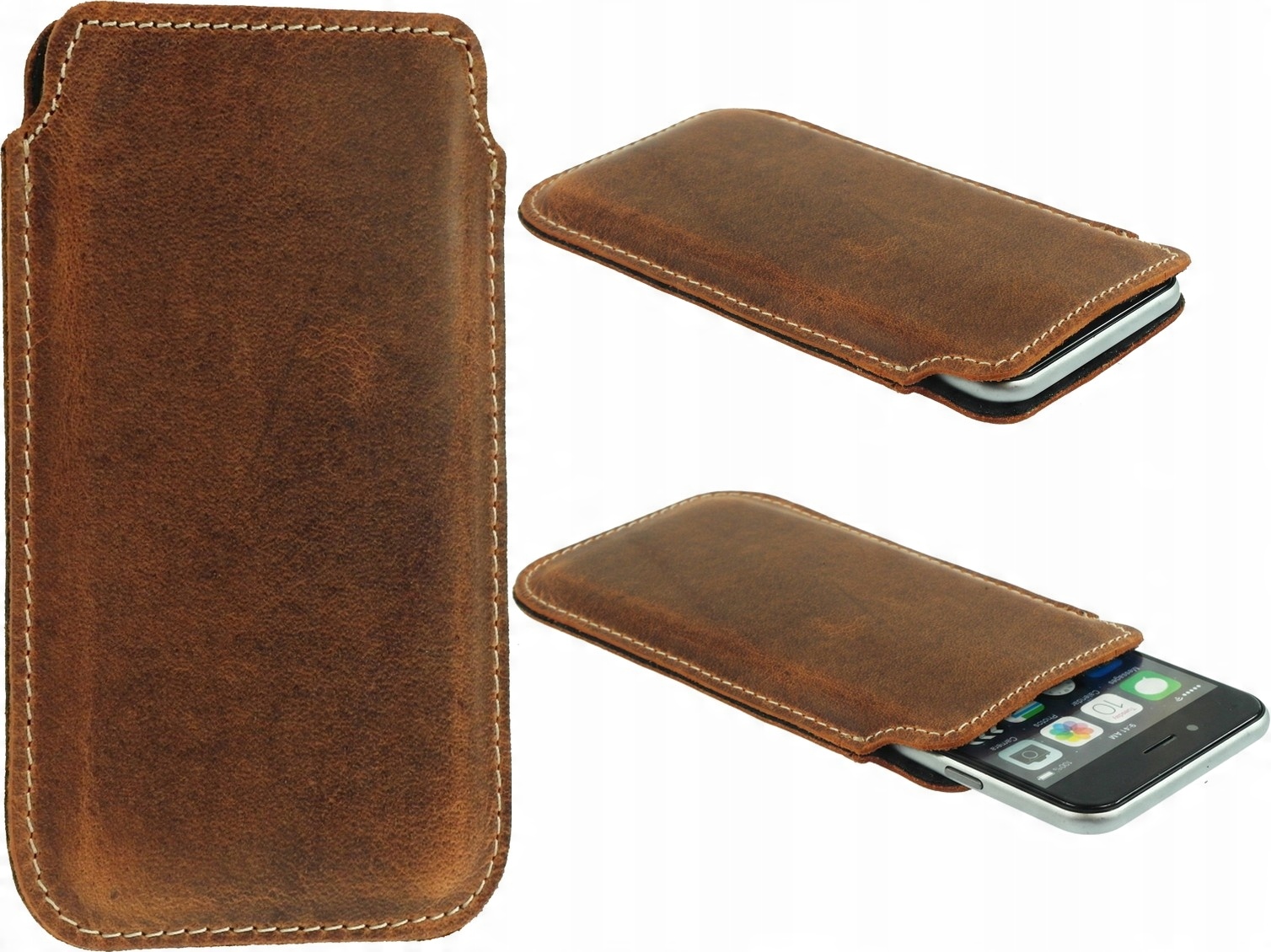 

Slim Bcr Skórzane Etui Do Apple iPhone Xr