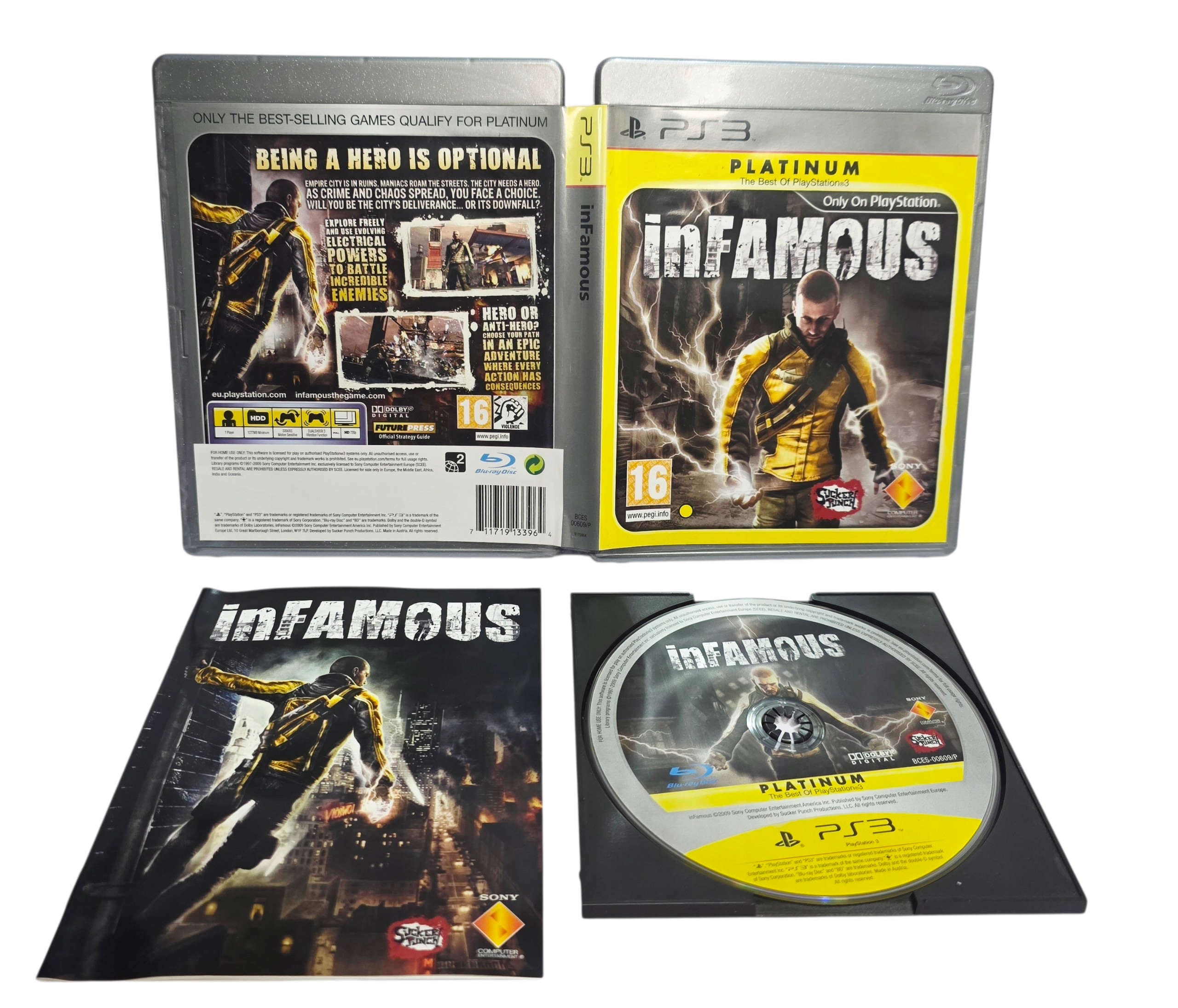 InFamous PS3 3XA PŁYTA +DB