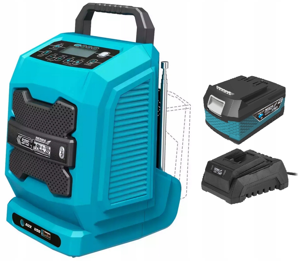 Radio akum DEDRA SAS+ DED7005 bluetooth USB 2AH