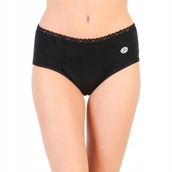 

Pierre Cardin Dalia Czarne figi midi z koronką 2XL