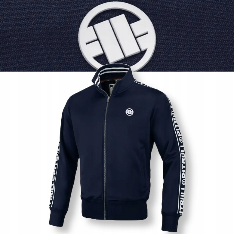 Męska Bluza rozpinana Oldschool Tape Logo Pitbull