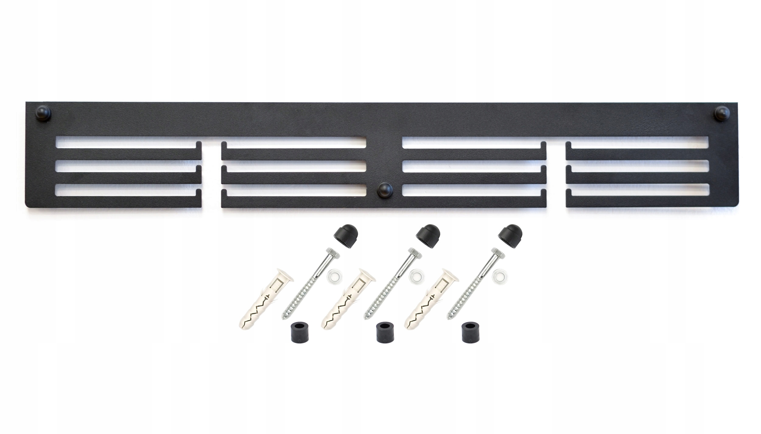 

Wieszak na medale XL metalowy czarny 60cm montaż