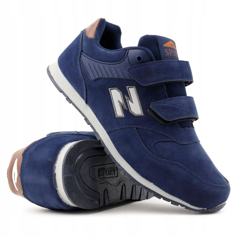 

Buty Sportowe Dziecięce Chłopięce Lekkie Na Rzepy