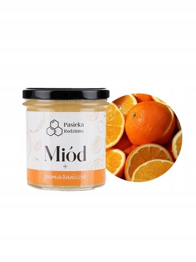 Levně 2x Pasieka Rodzinna Med s pomerančem 410 g