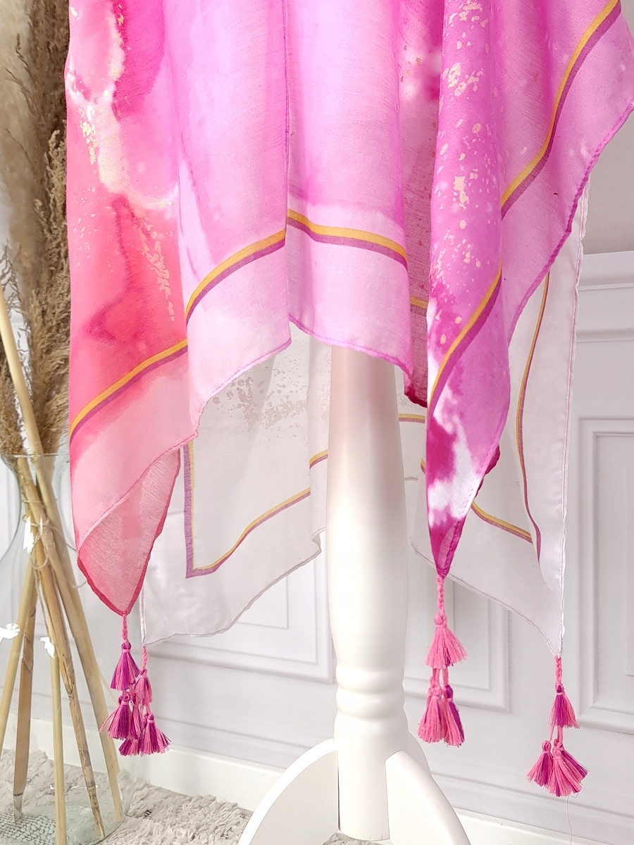 TUNIKA PAREO CHUSTA PLAŻOWA FRĘDZLE BOHO KOLORY Rodzaj pareo