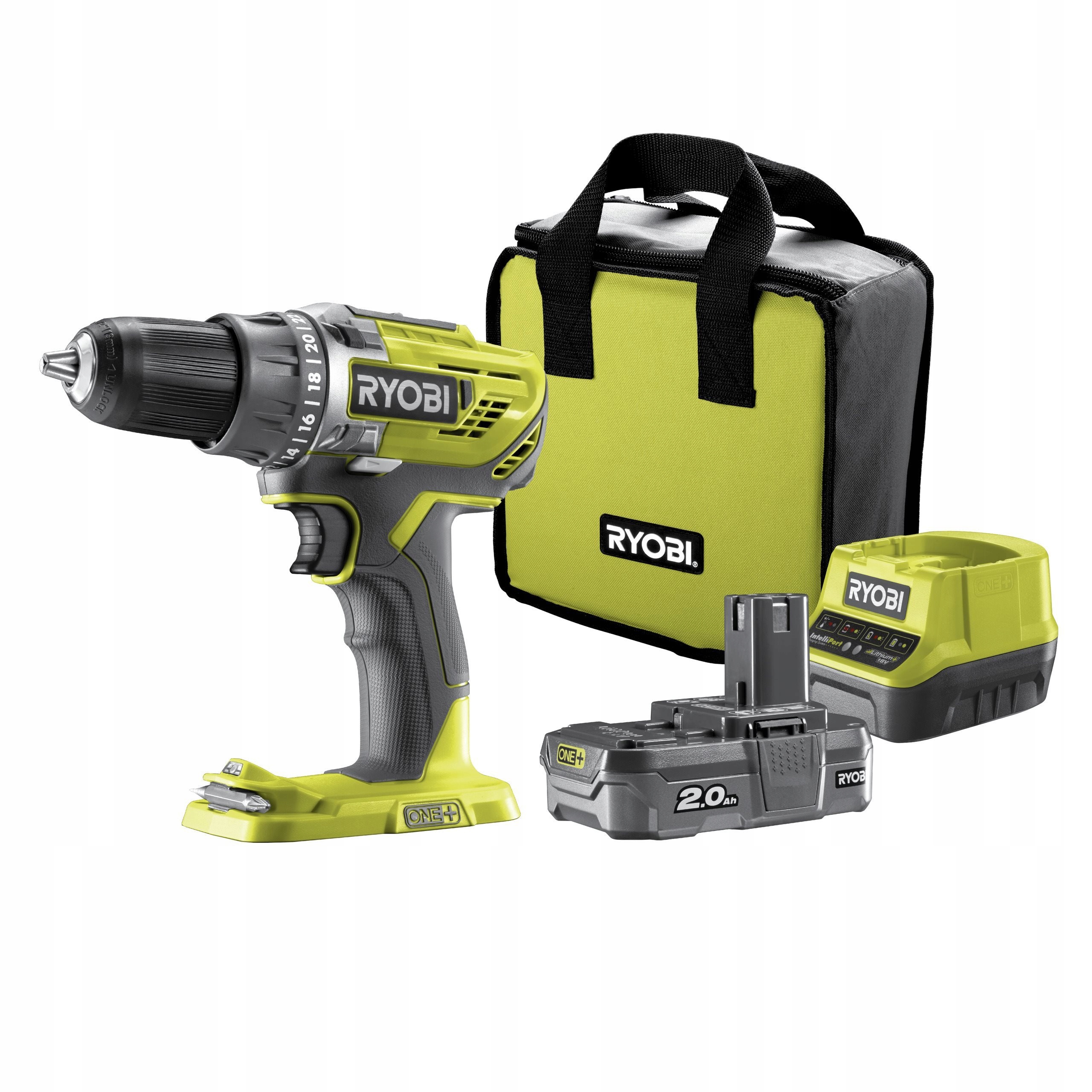 

Ryobi R18DD3-120S Wiertarko-wkrętarka 18V 2,0Ah