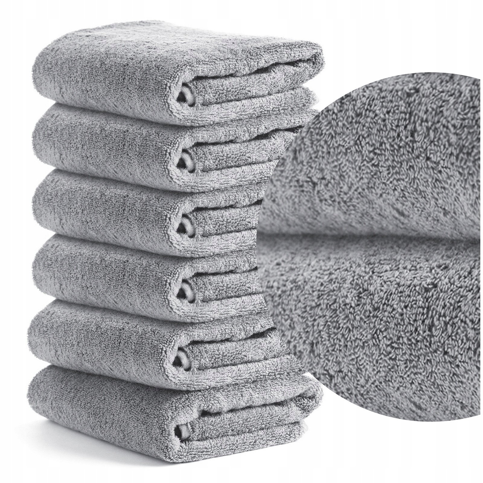 KOMPLET RĘCZNIKÓW 6x 70x140 HOTELOWYCH ZESTAW