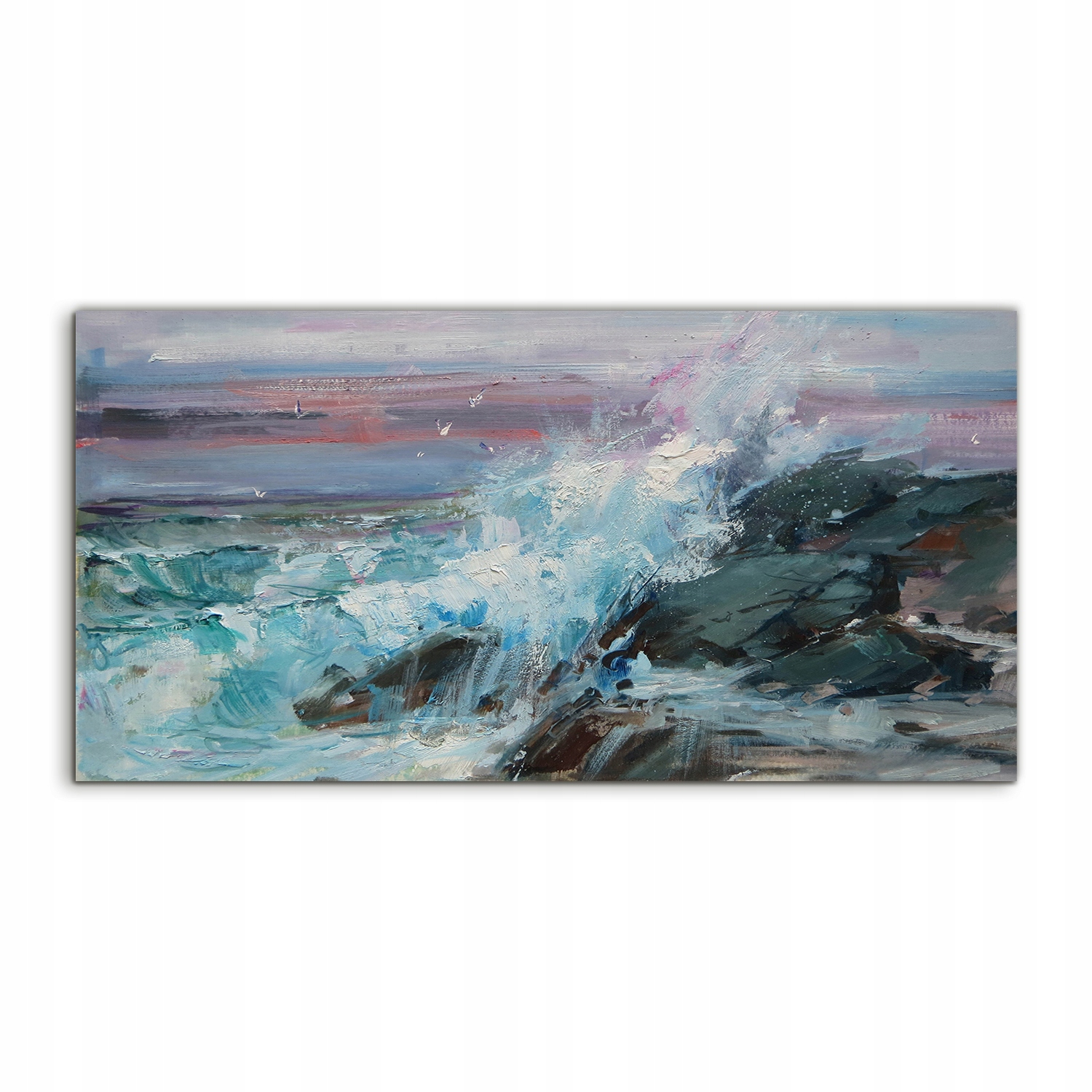 Akrylový obraz 100x50 na stenu More Pobrežie Vlny