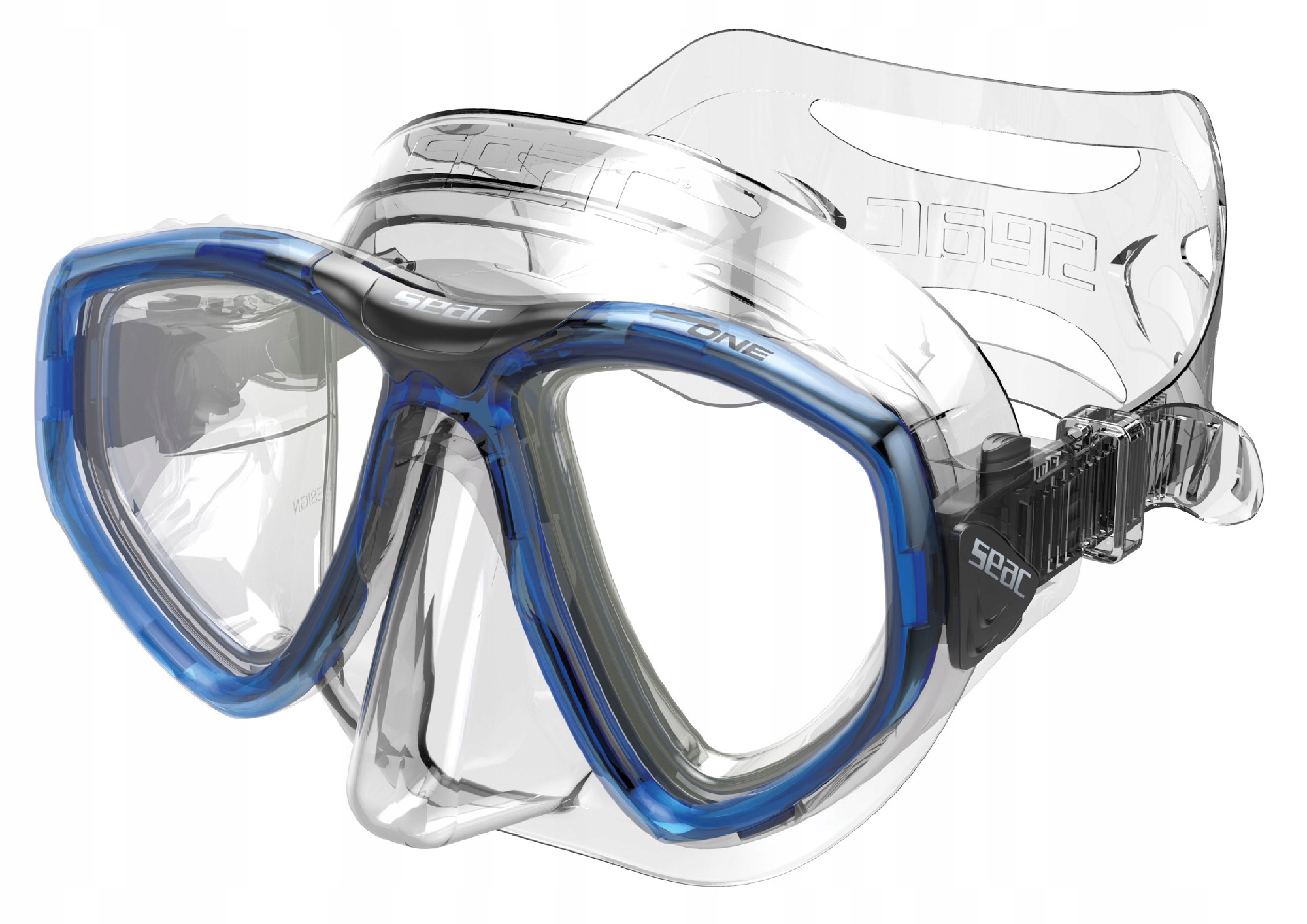Maska do nurkowania Seac One transparent niebieska