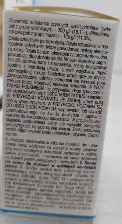 SUMIN SCORPION 325 SC rośliny ozdobne środek grzybobójczy PLAMISTOŚĆ 5 ml Producent Sumin