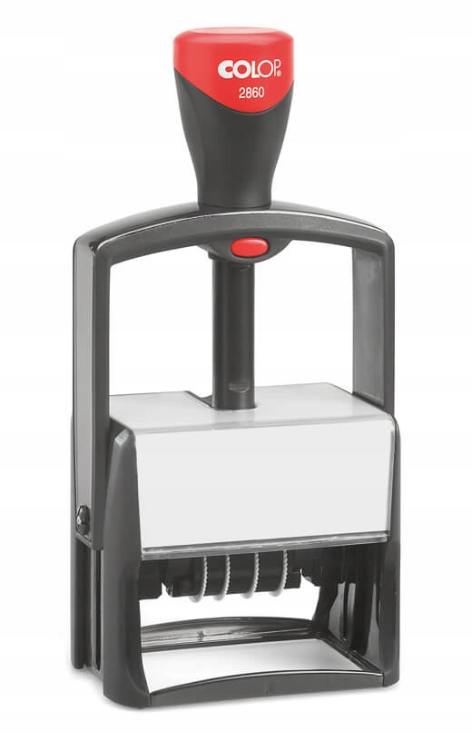 DATOWNIK CYFROWY POLSKI ISO PIECZĄTKA SZKIELETOWA Colop 2860 DWUKOLOROWA