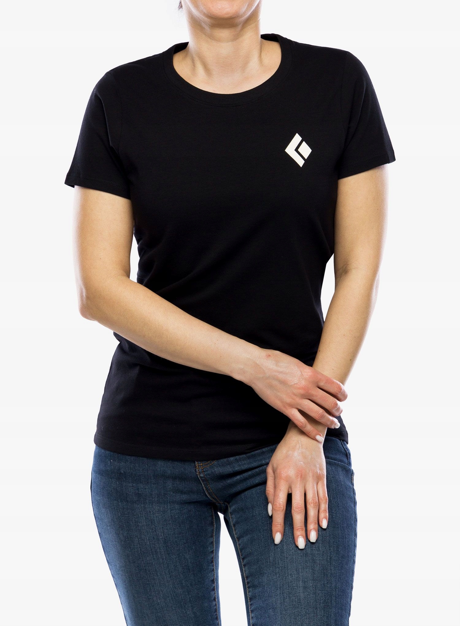 Dámské bavlněné tričko Black Diamond Equipment For Alpinists Ss blk Xs