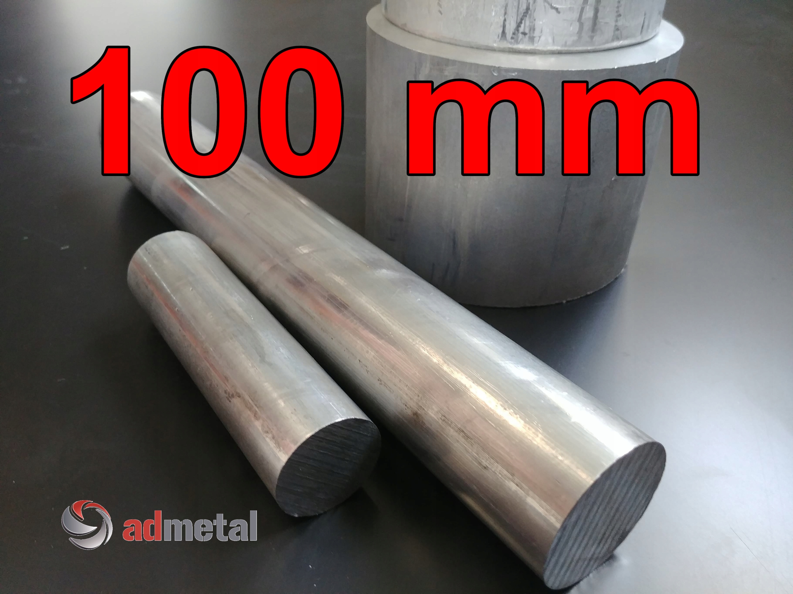 Aluminium, pręt aluminiowy fi 100 mm PA9 7075T6