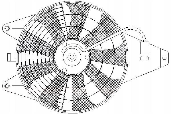 NISSENS WENTYLATOR CHŁODNICY Z OBUDOWĄ KIA MAGENTIS I 2.0 2.5
