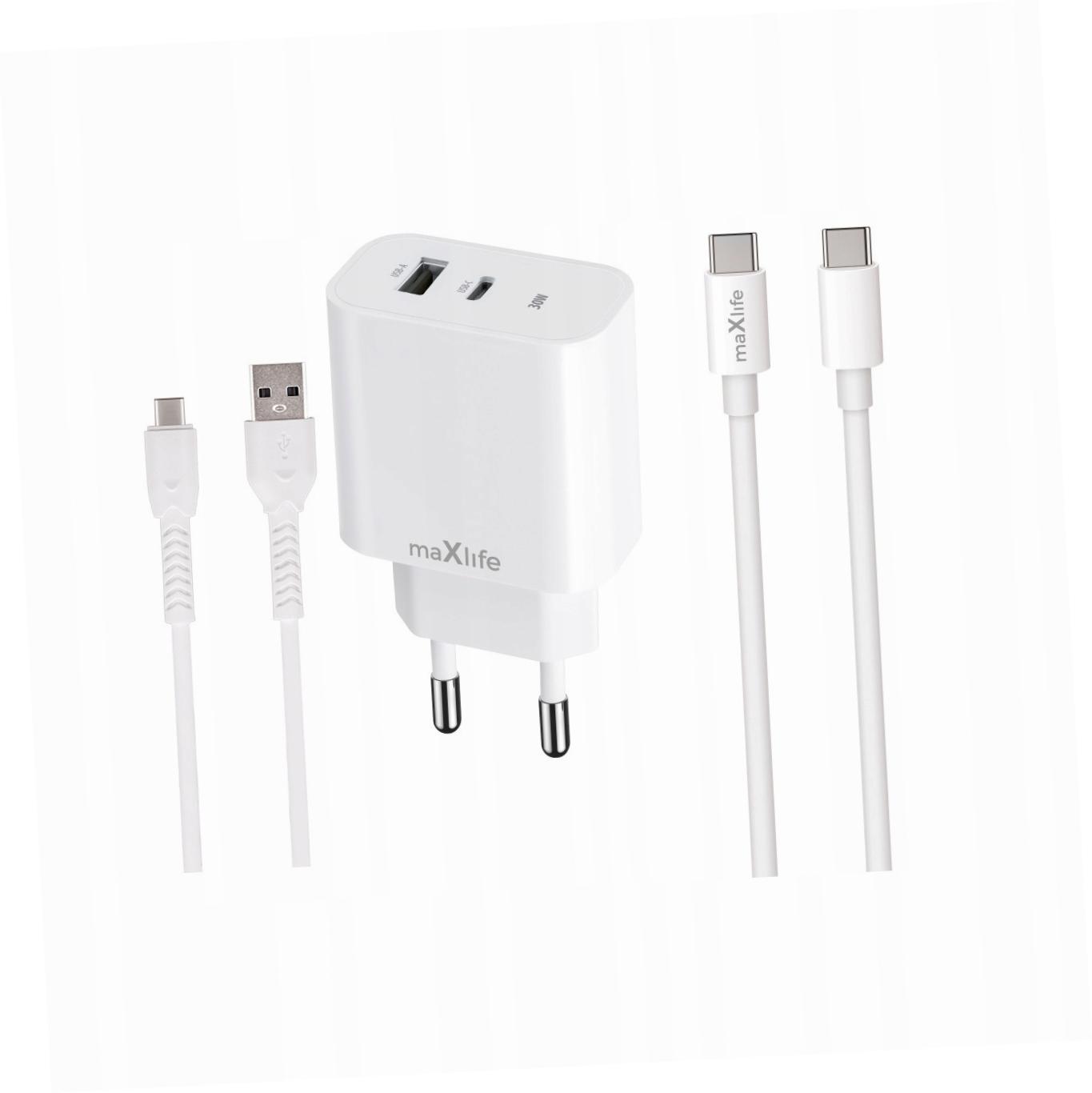 Szybka ładowarka 30W 2 wejścia z dwoma kablami Usb-c do Huawei P Smart Z