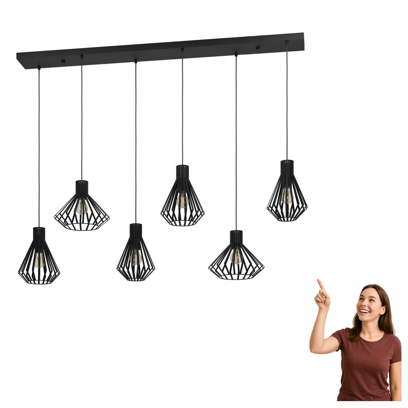 Závesná lampa Basidano 390126 Eglo