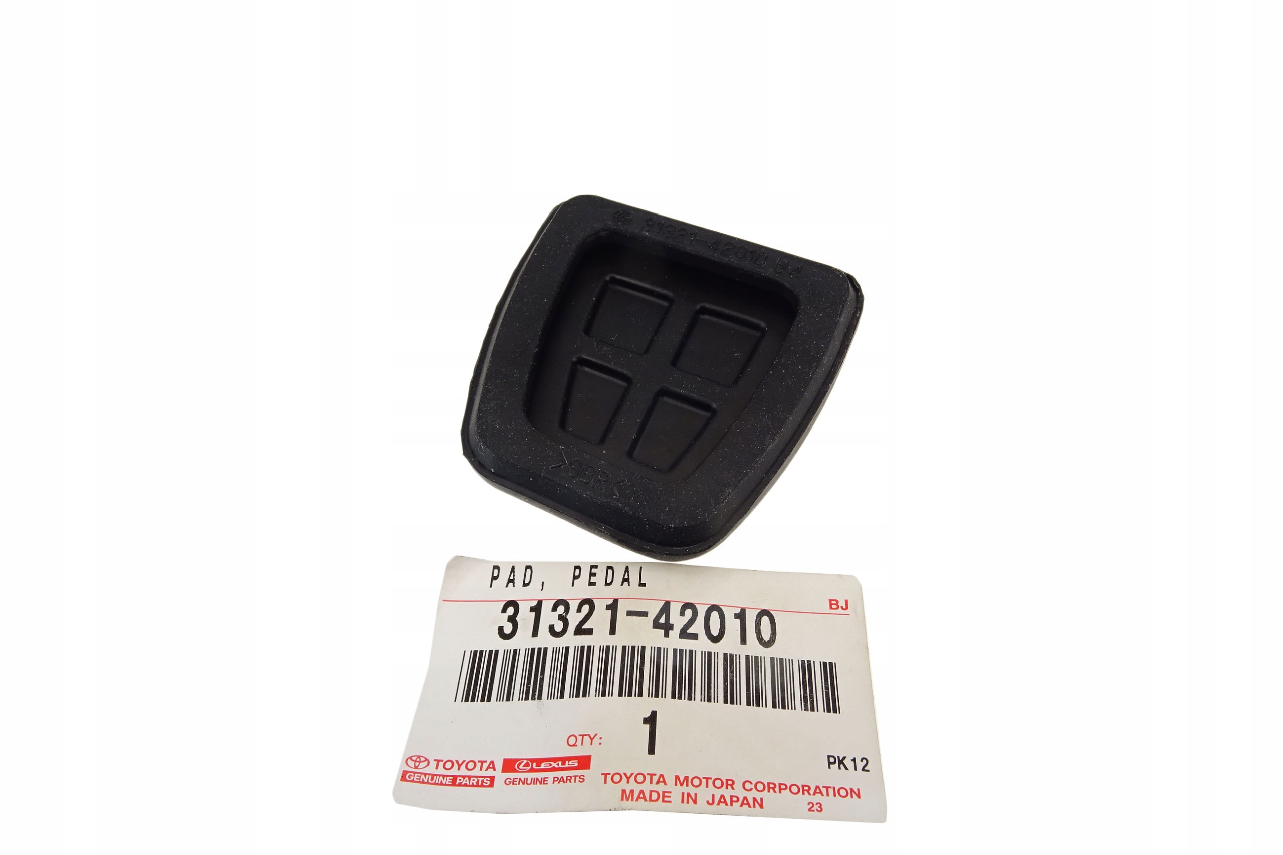 TOYOTA AVENSIS NAKŁADKA NA PEDAŁ HAMULCA SPRZĘGŁA