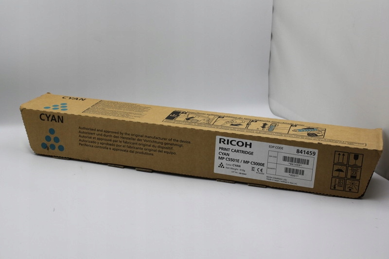 Ricoh 841459 Mp C5501E cyanový toner originál