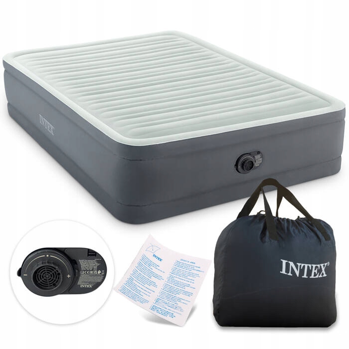 Intex PremAire I Queen Nafukovací postel 203x152x46cm 64906ND