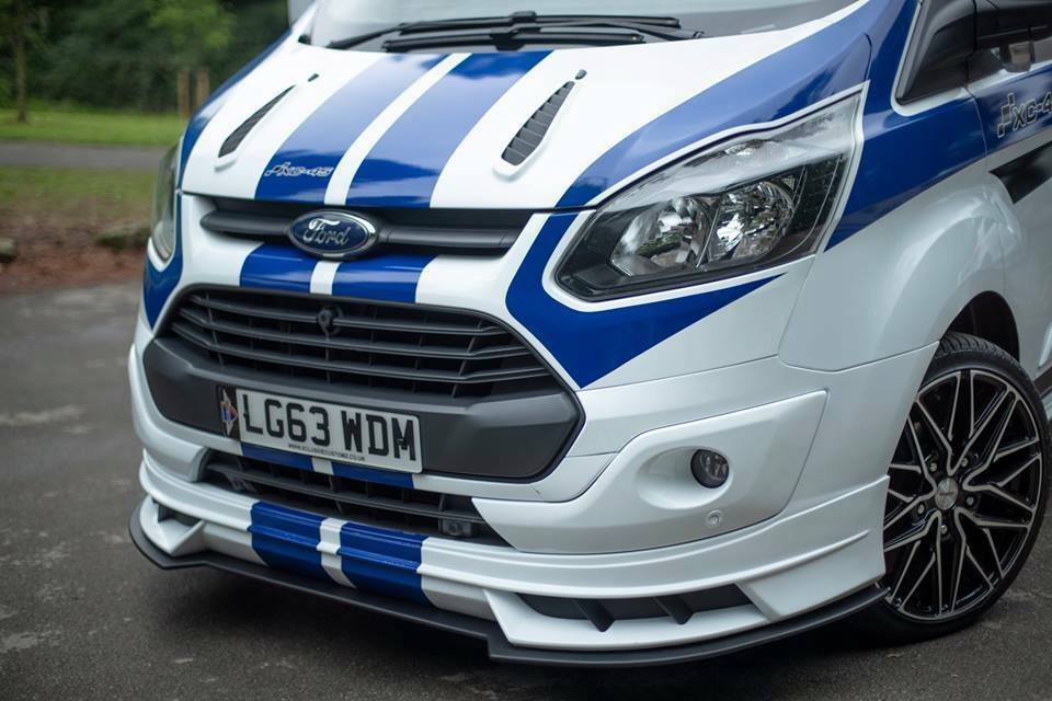 TRANSIT TOURNEO CUSTOM 2012-2018 DOKŁADKA PRZEDNIA SPLITTER SPOILER PLASTIK