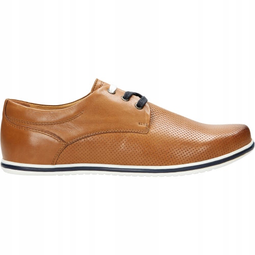 

Buty Wojas Półbuty męskie skóra brązowe r. 40