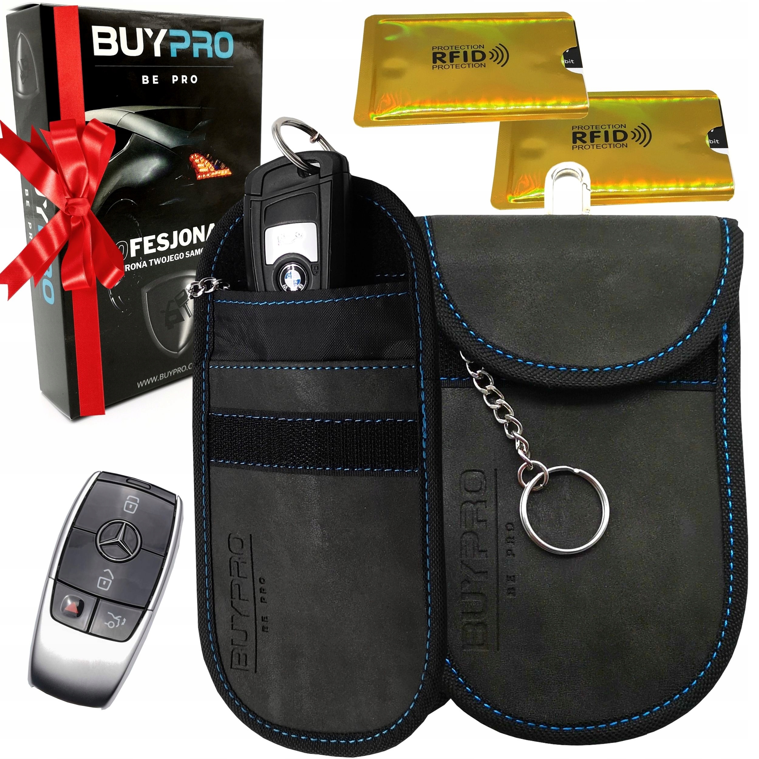 

Etui Klucze Keyless Ochrona Blokada Rfid 2sztSkóra