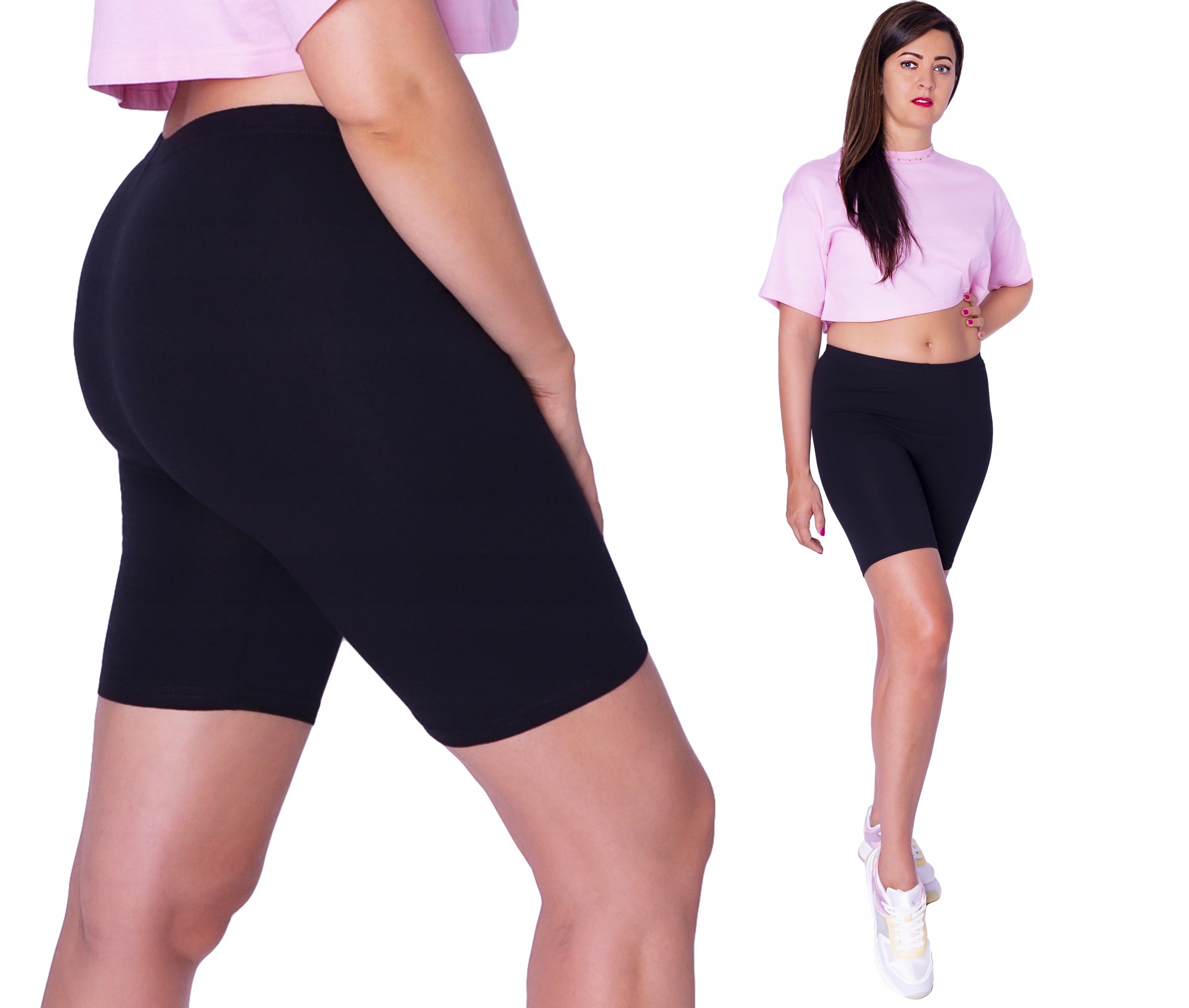 

Legginsy Kolarki sportowe 1/2 Czarny Roz.XXL