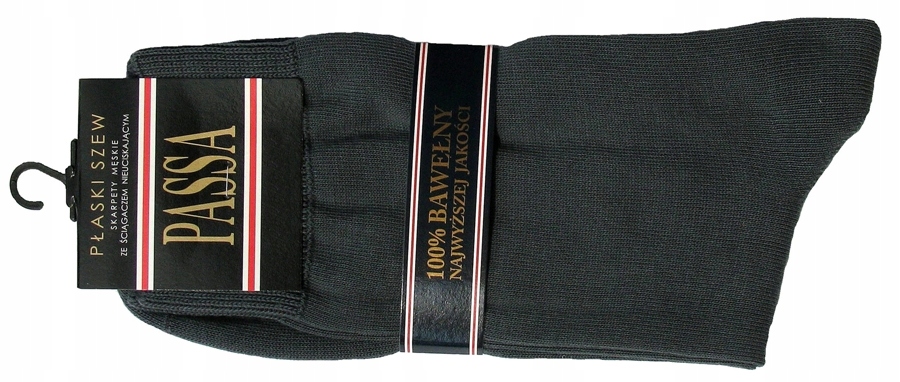 

Skarpety Garniturowe 100% Bawełna Szary lotn 41/43