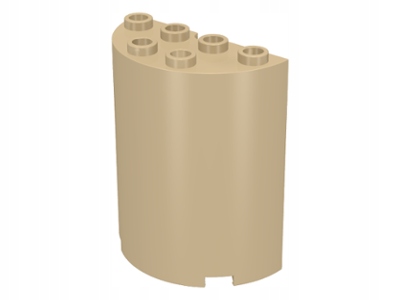 

Lego 6259 Cylinder 2x2x4 piaskowy Nowy (4g)