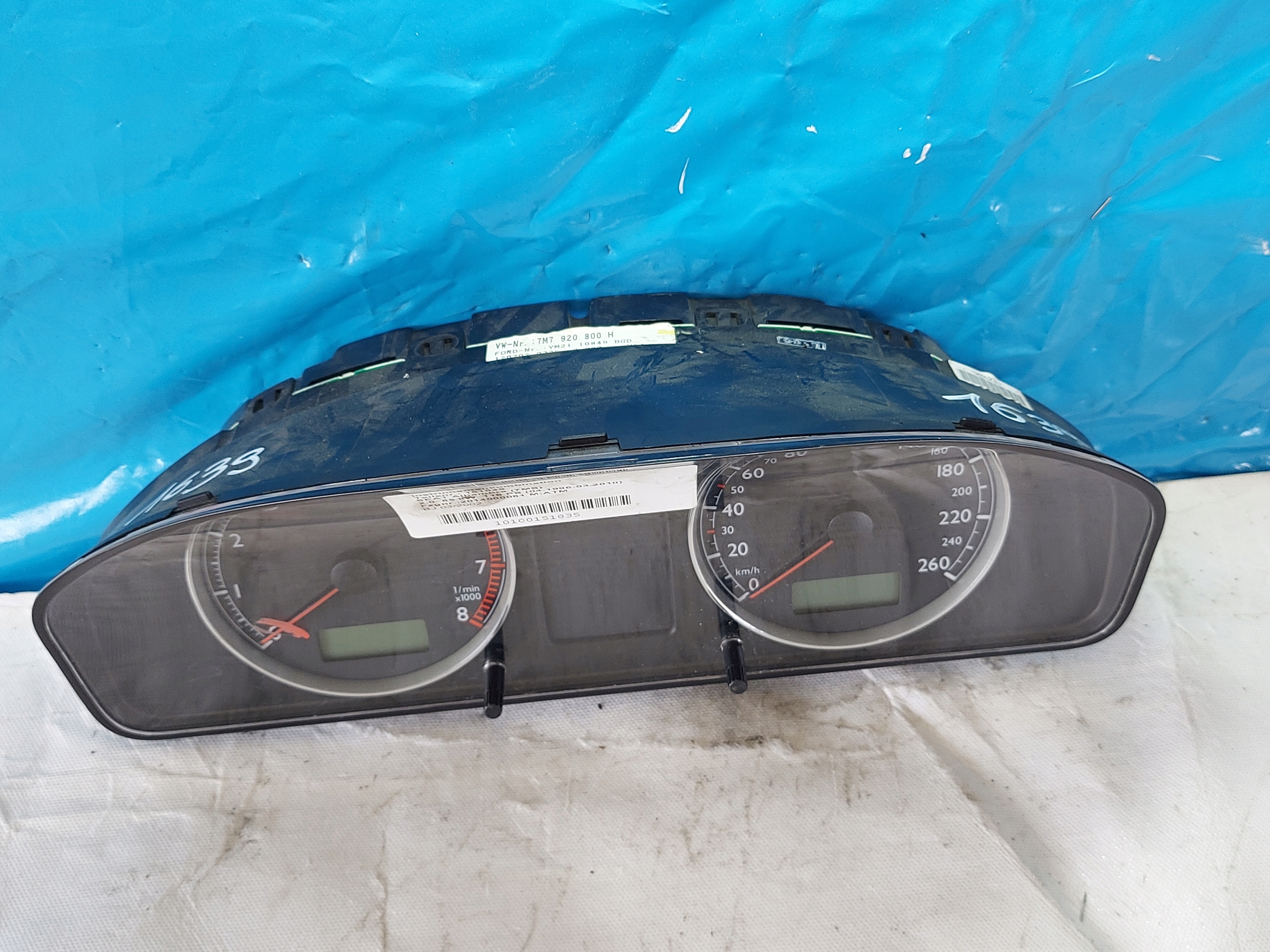 dials clock SEAT ALHAMBRA LIFT 2.0 B 7M7920800H