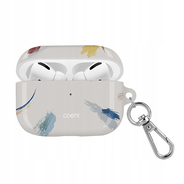 Uniq Etui Coehl Reverie do AirPods w kolorze Probeżowym/soft ivory