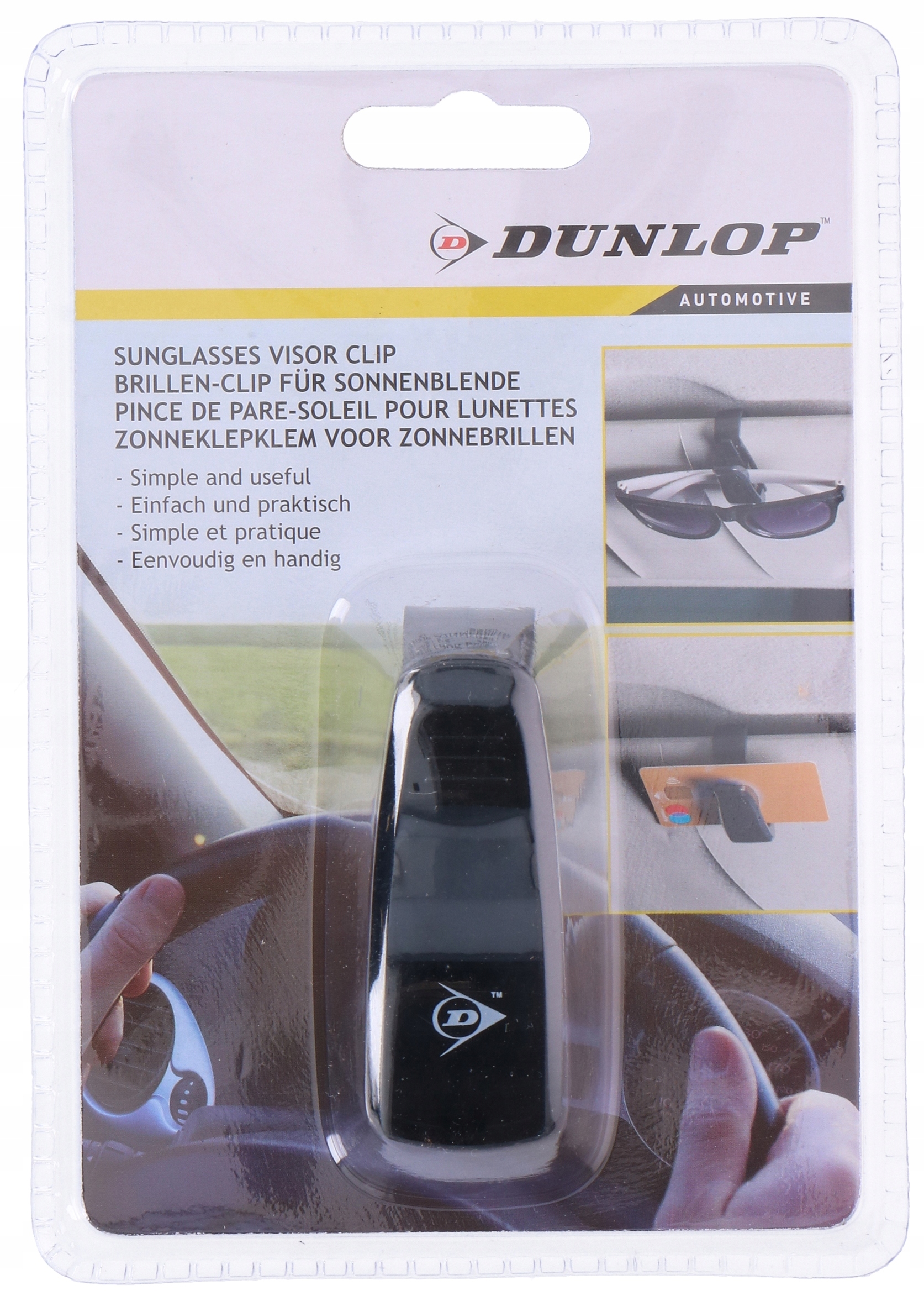 Uchwyt klips na okulary do samochodu DUNLOP EAN (GTIN) 8711252074986