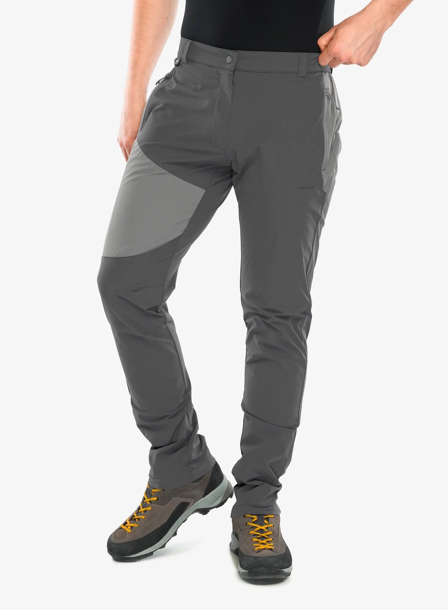 Spodnie turystyczne Viking Rago dark grey/light grey S