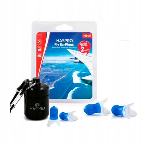 ZESTAW RODZINNY STOPERÓW DO USZU REDUKCJA CIŚNIENIA SAMOLOT ZATYCZKI