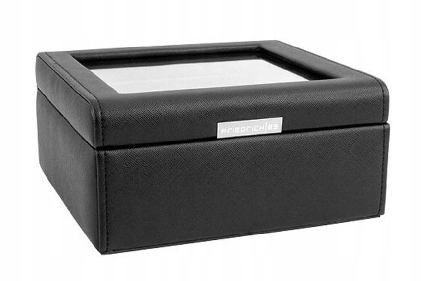 Pudełko skórzane na 6 zegarków, przeszklenie ładne Płeć uniseks