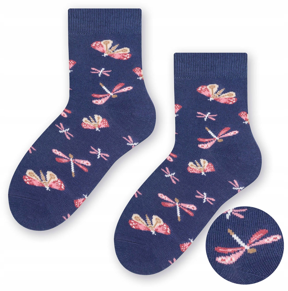 

Skarpetki dla dziewczynki 29-31 Jeans w ważki