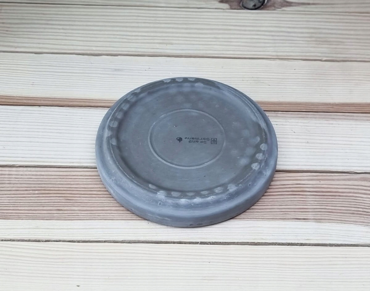 Podstawka GLINIANA BAZALTOWA spodek 11cm Marka Spang