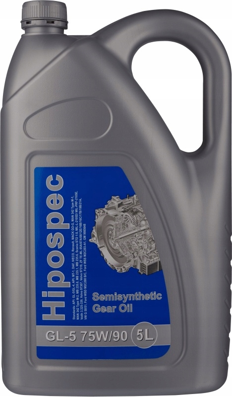 Olej Specol 75W90 5L GL5 Hypospec Polosynt. Prevodový