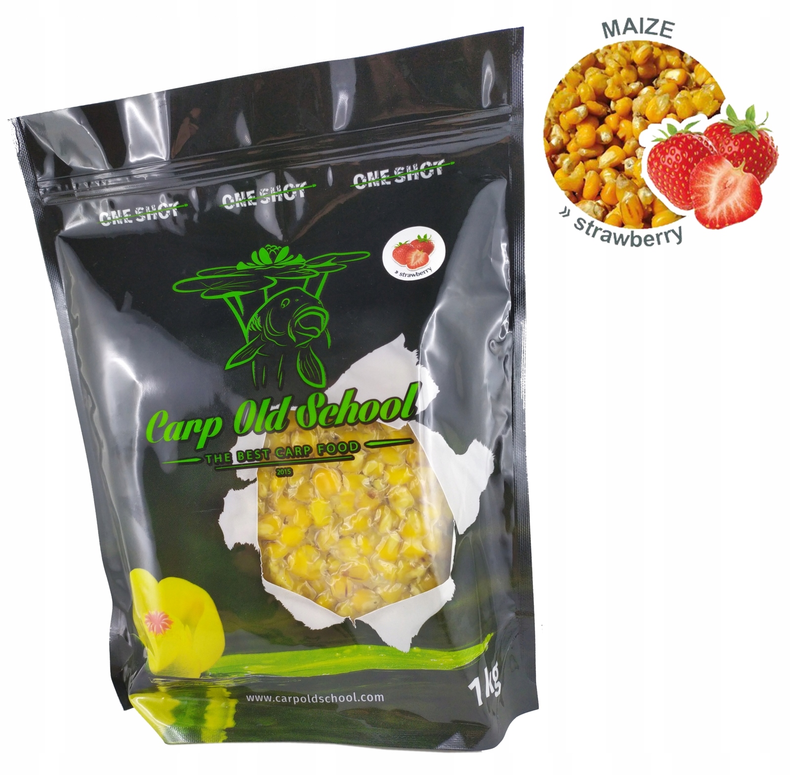 Carp Old School Ziarna Kukurydza Truskawka 1kg