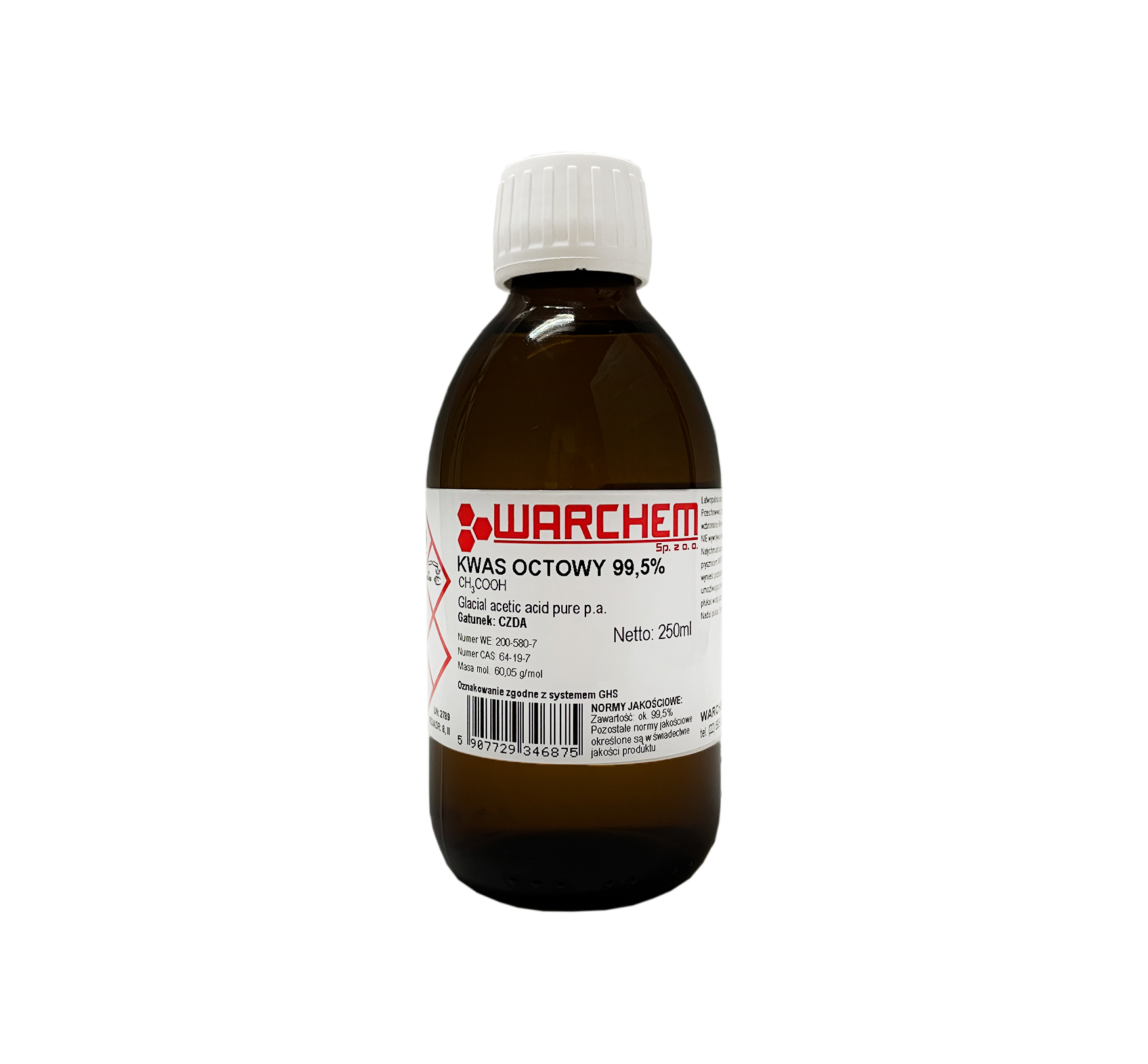 

Kwas Octowy Lodowaty 99,5% Czda 250ml