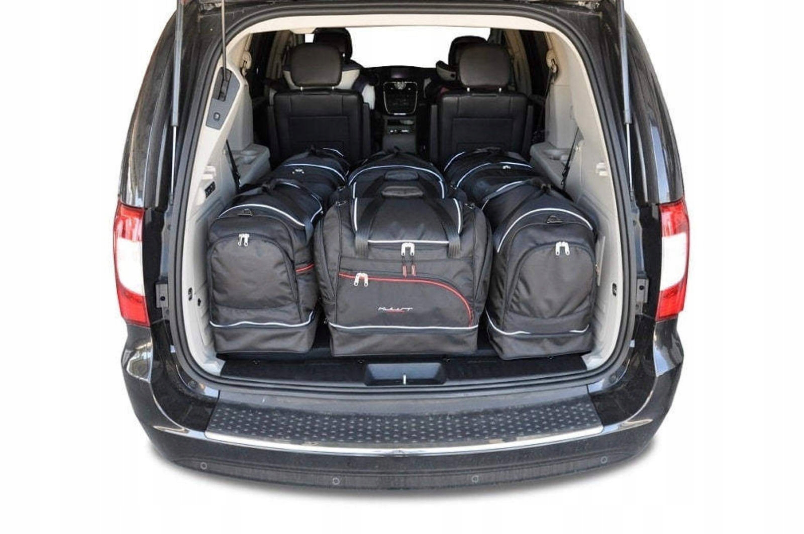 J&j Automotive Sada 7ks cestovných tašiek Sport pre Lancia Voyager 2011+