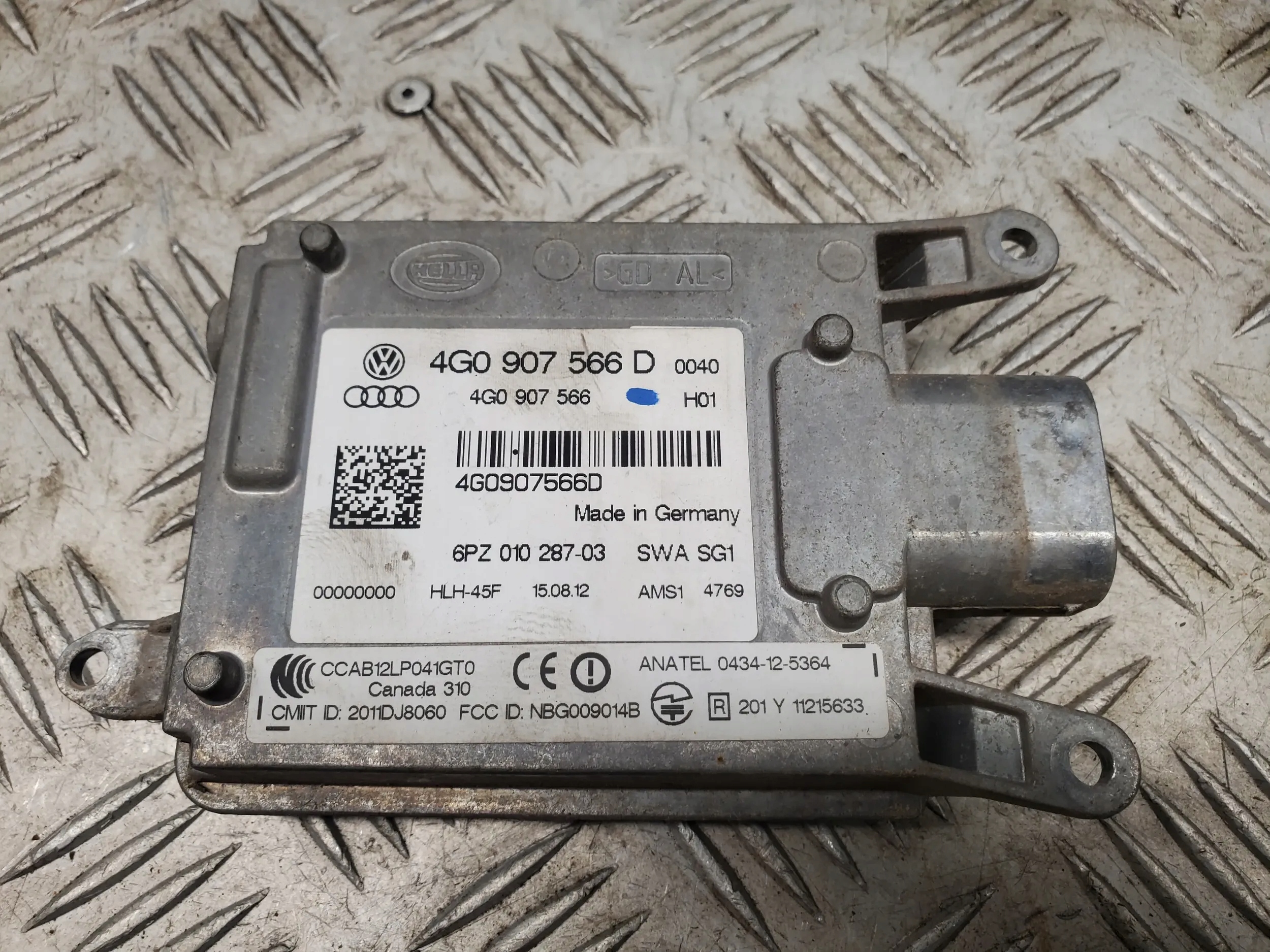 Audi A6 S6 C7 4G 4G0907566D Tył strona prawa Czujniki pasa ruchu Typ samochodu Samochody osobowe